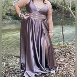 Size 21 prom dress. only worn for a couple hours